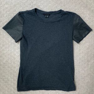 Theory Short Sleeve Contrast T-Shirt